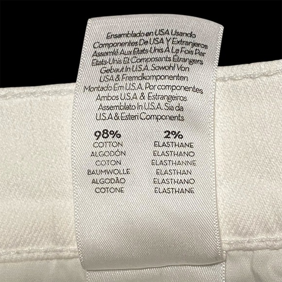 Mother Tunnel Vision Cuff Fray Shorts Totally Innocent High Waisted Size 28 - Picture 4 of 8